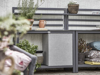 Åminne Utekök Komplett Grå Aluminium