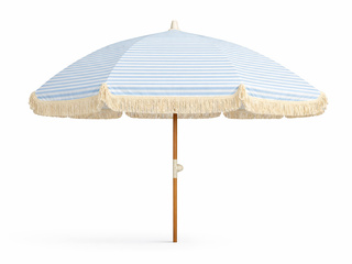 Parasoll 200 Cm Blå/Vit